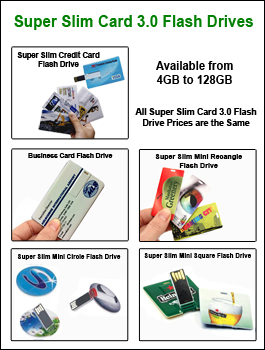 Credit Card Flash Drives 3.0